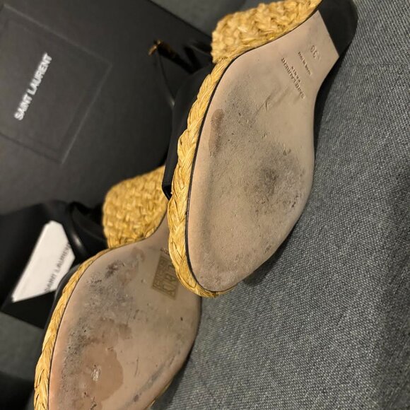 Saint Laurent Paloma Sandals Size 38 - Picture 9 of 14